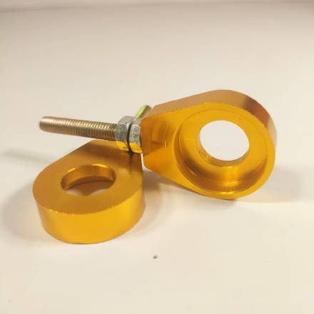 Натяжитель цепи серьги CNC 15 mm золотой