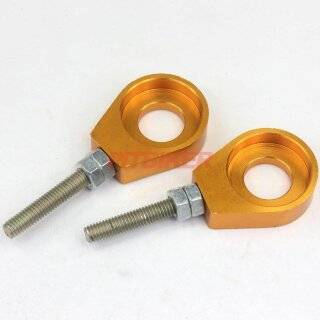Натяжитель цепи серьги CNC 15 mm золотой