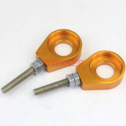 Натяжитель цепи серьги CNC 15 mm золотой