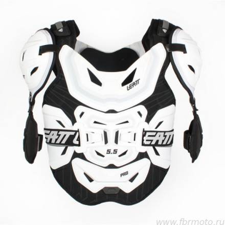 Защита панцирь подростковый Leatt Chest Protector 5.5 Pro Junior (134-159) White/Black (5014210132)
