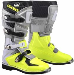 Мотоботы GAERNE GX-J серые/Hi-Vis желтые 34