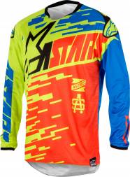 3761416   ALPINESTARS Майка кроссовая RACER BRAAP (красно-сине-желтый, 375, M)