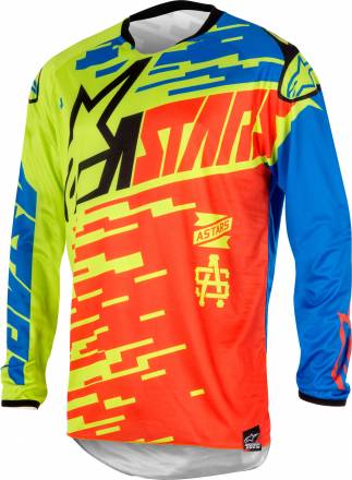3761416   ALPINESTARS Майка кроссовая RACER BRAAP (красно-сине-желтый, 375, M)