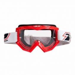 3201   PROGRIP Маска / очки кроссовые RACE LINE (CLEAR LENS) (красный)
