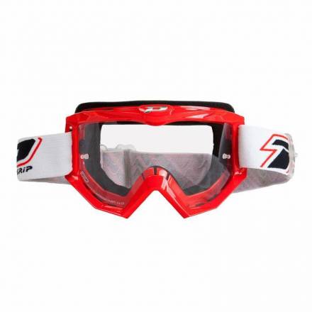 3201   PROGRIP Маска / очки кроссовые RACE LINE (CLEAR LENS) (красный)