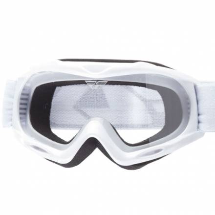 Очки для мотокросса FLY RACING FOCUS YOUTH (детские) белые прозрачные