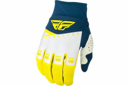 Перчатки FLY RACING F-16 желтые/белые/синие (2019)  6