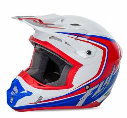 Шлем (кроссовый) KINETIC FULLSPEED белый/красный/синий XL