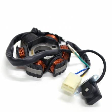 Статор генератора двиг. LF120, YX125 (6 катушек, кикстартер)  OEM