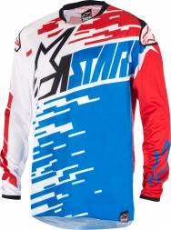 3761416   ALPINESTARS Майка кроссовая RACER BRAAP (сине-красно-белый, 732, S)