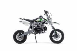 Питбайк BSE Evo 110E A 12/10 Green Blade (автомат, электрозапуск, LED фара, колеса 12/10) MSD