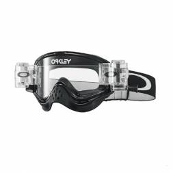 Очки для мотокросса OAKLEY O-Frame (Roll-Off) Solid черные глянцевые / прозрачная  (OO7029-32)