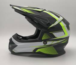 Шлем детский (кроссовый) ATAKI SC-15 Rift Hi-Vis желтый/черный матовый   YS