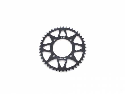 Звезда ведомая аллюминиевая питбайк 420-45T черная  SM-PARTS