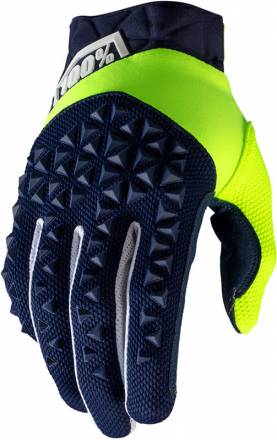 Мотоперчатки 100% Airmatic Glove Navy/Fluo Yellow XL (10012-261-13)