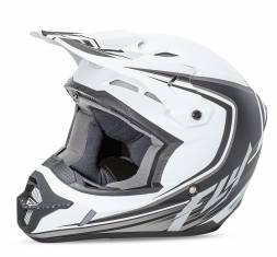 Шлем (кроссовый) KINETIC FULLSPEED белый/черный/матовый XXL