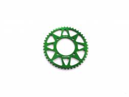 Звезда ведомая аллюминиевая питбайк 428-45T зеленая  SM-PARTS