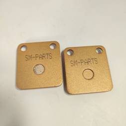 Колодки дискового тормоза питбайк однопоршневой суппорт RACING  SM-PARTS