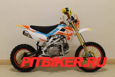 Питбайк KAYO EVOLUTION YX125EM 17/14 KRZ (механ. сцепл., эл. стартер 2019 г.) MSD
