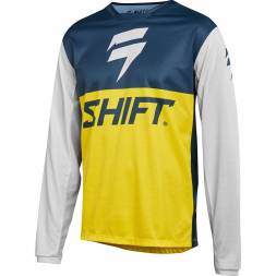 Мотоджерси Shift White Label GP LE Jersey Navy/Yellow S (22497-046-S)