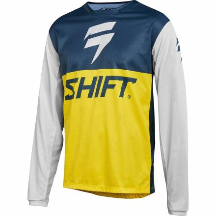 Мотоджерси Shift White Label GP LE Jersey Navy/Yellow S (22497-046-S)
