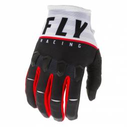 Перчатки FLY RACING KINETIC K120 чёрные/белые/красные (2020)  9