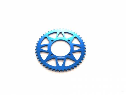 Звезда ведомая аллюминиевая питбайк 428-47T синяя  SM-PARTS