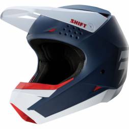 Мотошлем Shift White Helmet Navy XL (19336-007-XL)