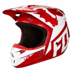 Мотошлем Fox V1 Race Helmet Red L 59-60cm (19532-003-L)