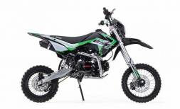 Питбайк BSE EX 125e 14/12 Green 2 (двиг. Zongshen, ЧЕРНЫЙ ПЛАСТИК, электрозапуск, LED фара, колеса 14/12) MSD