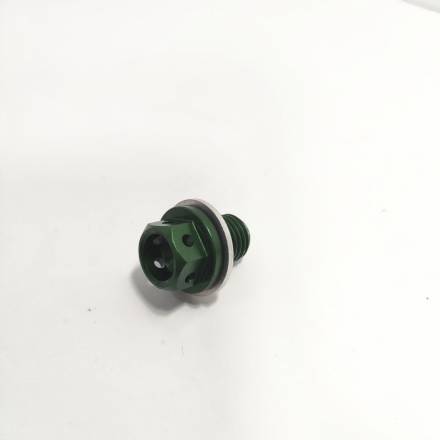 Пробка двигателя сливная с магнитом М12 х1,50  SM-PARTS зеленая