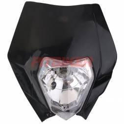 Фара галогенная  KTM REPLIKA черная