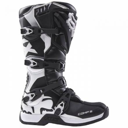Мотоботы женские Fox Comp 5 Womens Boot Black/White 10 (16450-018-10)