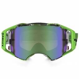 Очки для мотокросса OAKLEY Airbrake Equalizer синие-желтые / зеленая Prizm MX (OO7046-77)