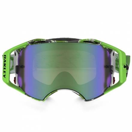 Очки для мотокросса OAKLEY Airbrake Equalizer синие-желтые / зеленая Prizm MX (OO7046-77)