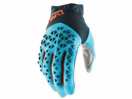 Мотоперчатки 100% Airmatic Glove Steel Grey/Ice Blue/Bronze M (10012-264-11)