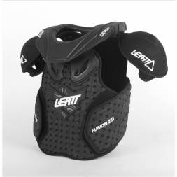 Защита панцирь+ шея подростковый Leatt Fusion Vest Junior 2.0 Black L/XL (1018010002)