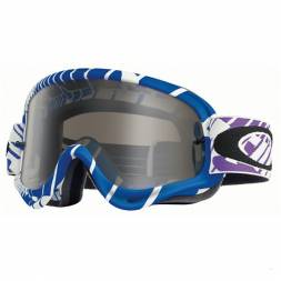 Очки для мотокросса OAKLEY O-Frame Skull Rushmore синие-белые / темно-серая (OO7029-15)