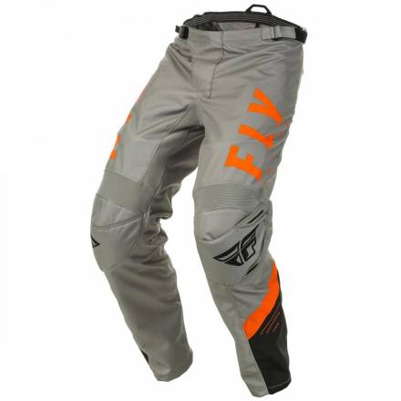 Брюки для мотокросса FLY RACING F-16 серые/черные/оранжевые (2020) 40