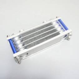 Радиатор алюминиевый, комплект со шлангами 400 М10- черный. ALUMINIUM RADIATORS black
