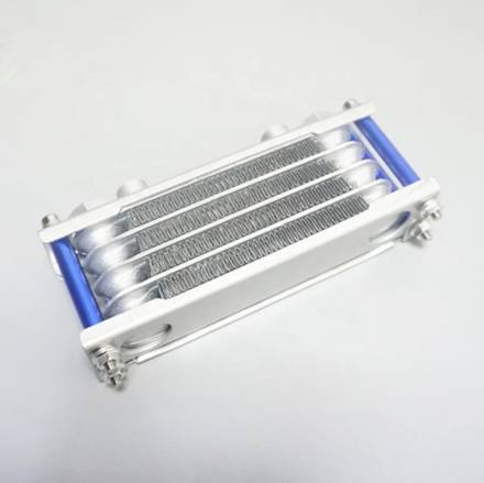 Радиатор алюминиевый, комплект со шлангами 400 М10- черный. ALUMINIUM RADIATORS black