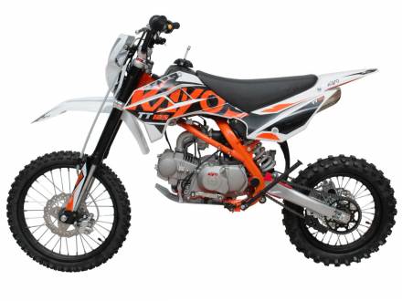 Питбайк KAYO BASIC K125EM 17/14 KRZ (механ. сцепл., эл. стартер 2024 г.), (Об-ка) MSD