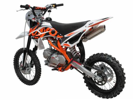 Питбайк KAYO BASIC K125EM 17/14 KRZ (механ. сцепл., эл. стартер 2024 г.), (Об-ка) MSD