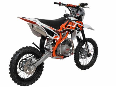 Питбайк KAYO BASIC K125EM 17/14 KRZ (механ. сцепл., эл. стартер 2024 г.), (Об-ка) MSD