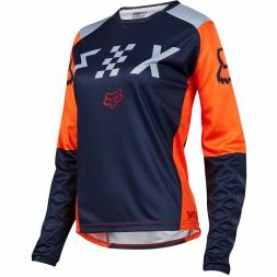 Мотоджерси женская Fox Switch Womens Jersey Grey/Orange L (19465-230-L)