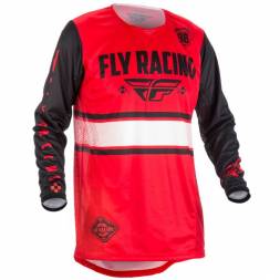 Футболка для мотокросса FLY RACING KINETIC ERA красная/черная (2018)    S