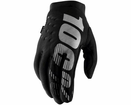 Мотоперчатки 100% Brisker Glove Black/Grey XL (10016-057-13)