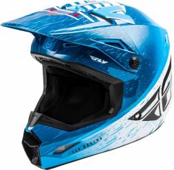 Шлем (кроссовый) FLY RACING KINETIC K120 ECE синий/белый/красный (2020) XXL