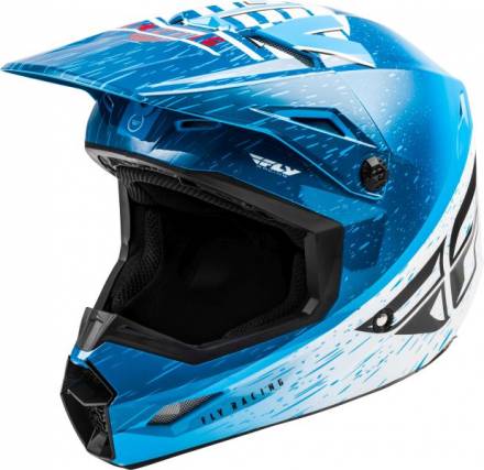 Шлем (кроссовый) FLY RACING KINETIC K120 ECE синий/белый/красный (2020) XXL