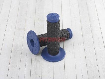 Ручки руля (грипсы) PROTAPER синие NEW